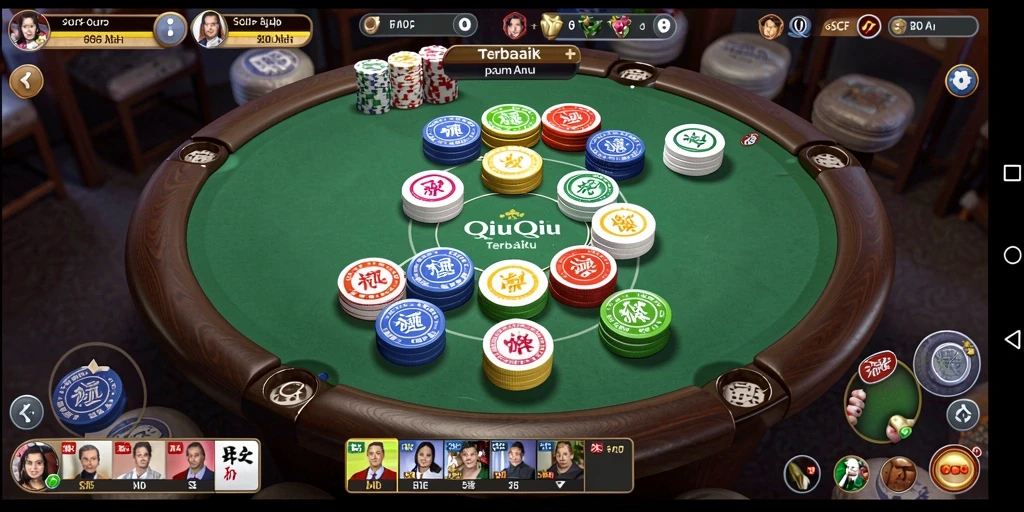 Tampilan gameplay QiuQiu seru dan menarik di 6CF.