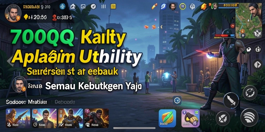 Tampilan antarmuka 700Q dengan fitur-fitur utility lengkap dan mudah diakses.