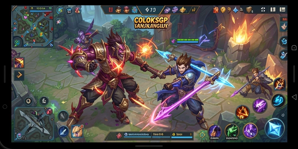 Tampilan gameplay seru dari COLOKSGP yang penuh aksi.