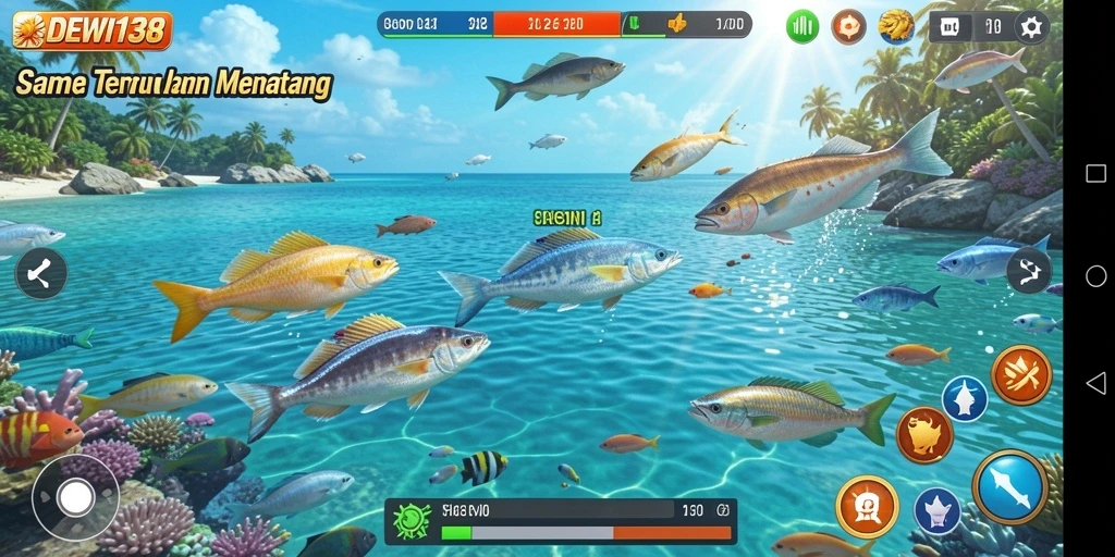 Tampilan gameplay DEWI138 yang penuh aksi dan seru.