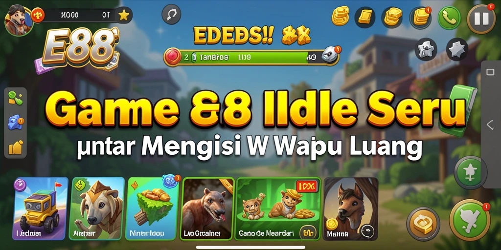 Screenshot utama E88 menampilkan gameplay yang menarik dan dinamis.