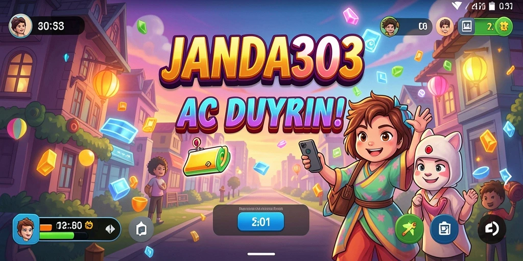 Tampilan gameplay seru dalam JANDA303 yang penuh aksi.