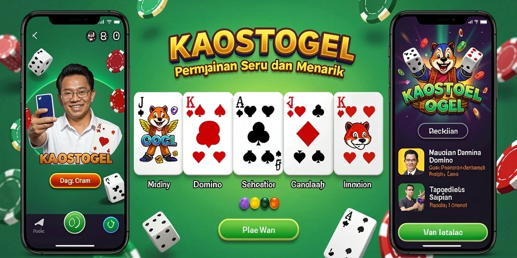 Tampilan gameplay seru dari KAOSTOGEL yang menggugah semangat bermain.
