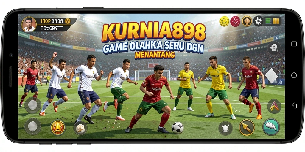 Tampilan gameplay olahraga yang seru dan menarik di KURNIA898.
