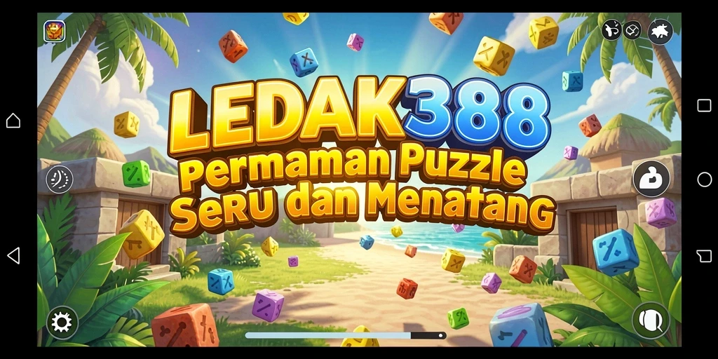 Tampilan gameplay seru dan menantang dari LEDAK388.