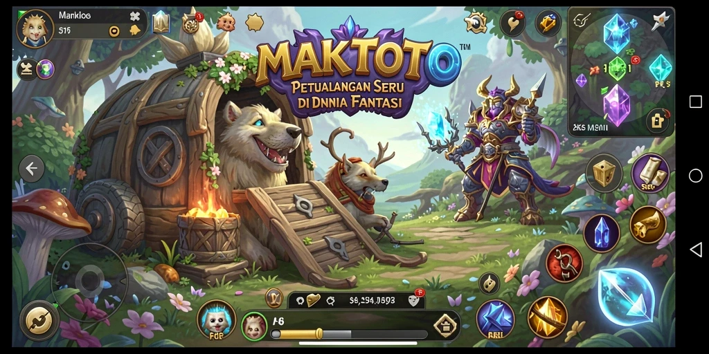 Tampilan menarik dari gameplay petualangan MAKTOTO yang memikat.