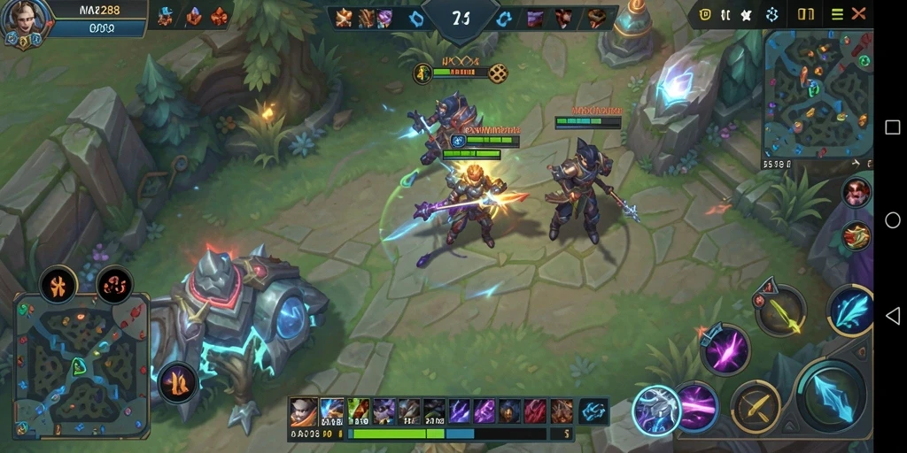 Tampilan gameplay menarik dari MAXWIN288 dalam aksi MOBA.