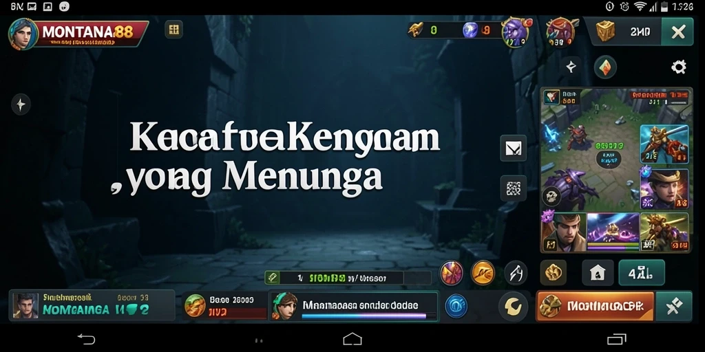 Screenshot gameplay MONTANA88 menampilkan suasana menyeramkan.