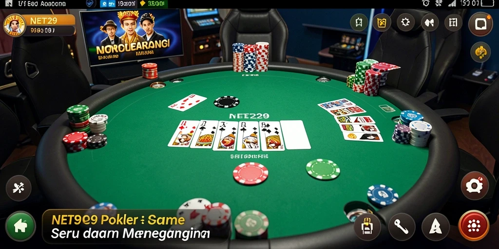Screenshot gameplay NET29 yang menampilkan pengalaman poker seru.