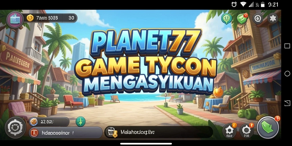 Tampilan screenshot PLANET77 yang menampilkan gameplay Tycoon yang menarik.