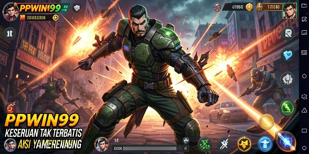 Tampilan gameplay PPWIN99 yang mendebarkan dan penuh aksi.