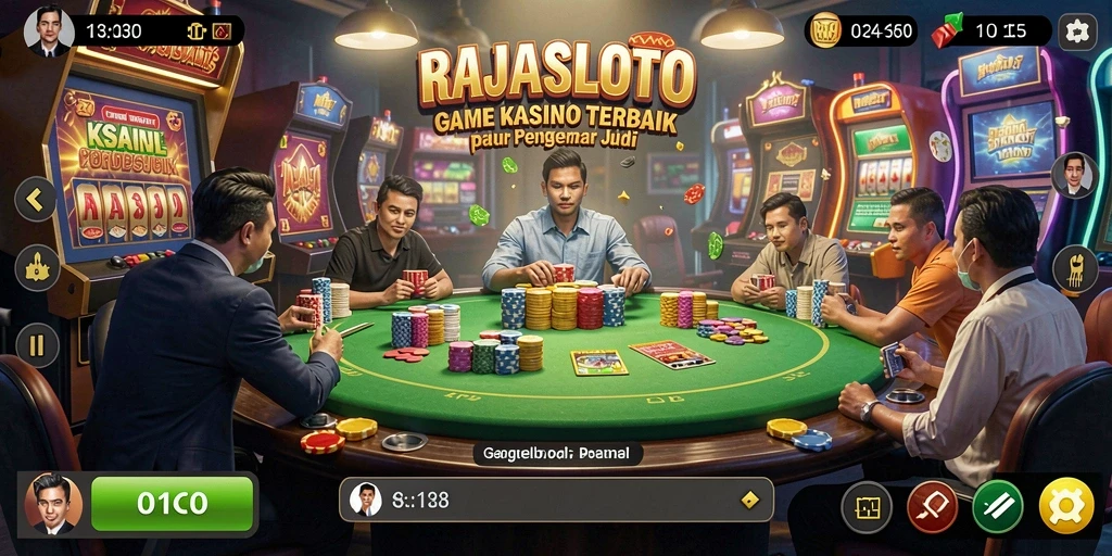 Tampilan menarik dari gameplay RAJASLOTO yang penuh dengan keseruan.
