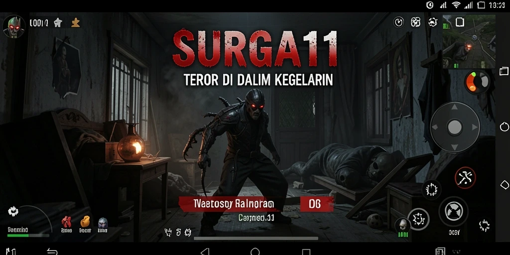 Gameplay SURGA11 penuh dengan suasana Horror yang mencekam.