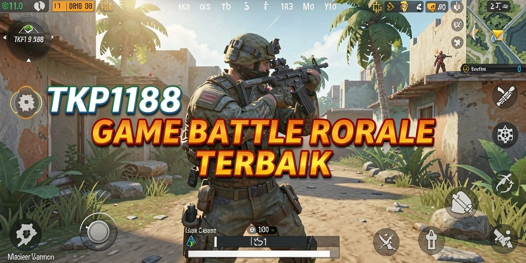 Gameplay seru TKP188 di medan Battle Royale yang kompetitif.