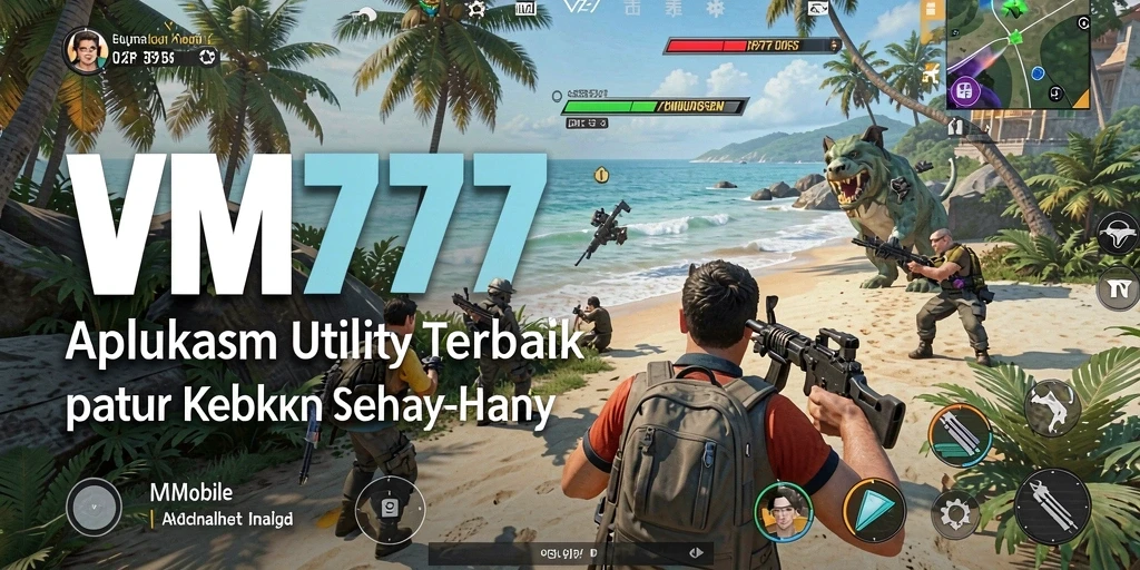 Tampilan antarmuka utama VM777 yang memudahkan pengguna.
