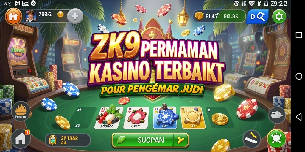 Tampilan gameplay ZK9 yang seru dan menarik dalam permainan Kasino.